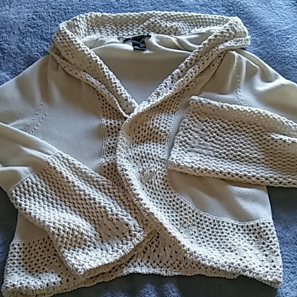 Cream Lucky cardigan